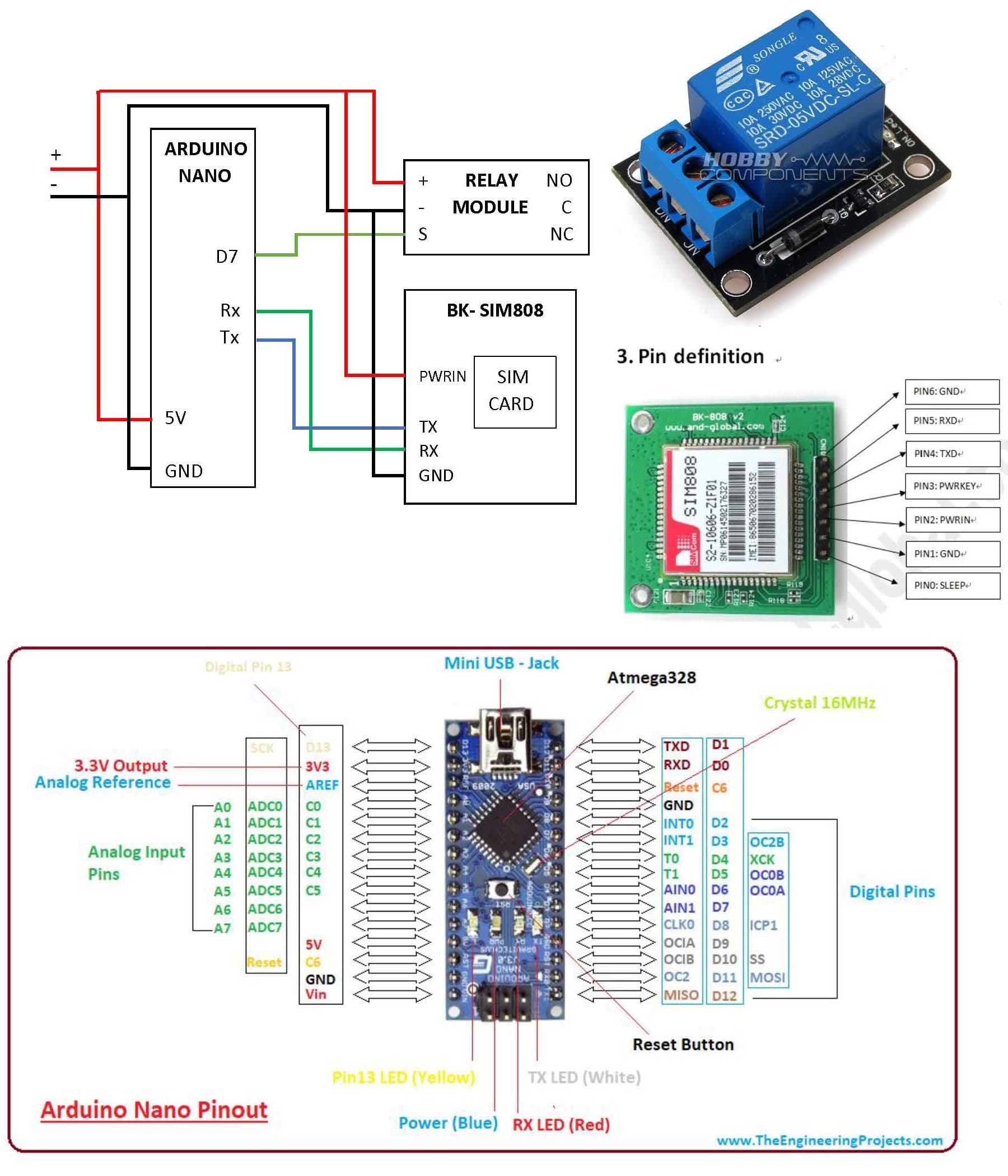 Код для простейшей схемы - Ищу исполнителя - Arduino.ru