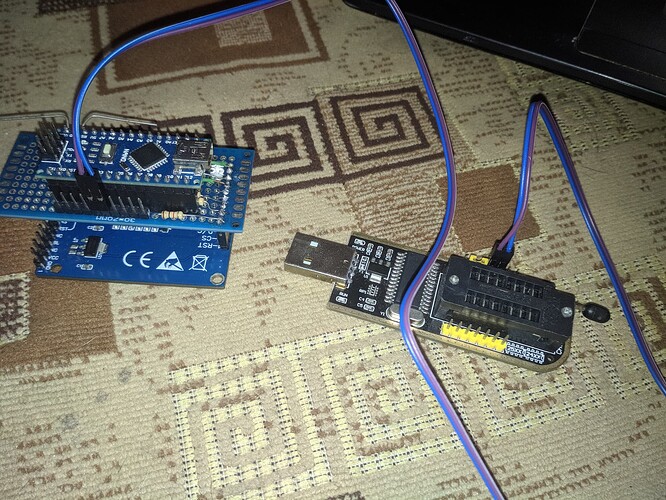 коннект arduino и CH341A