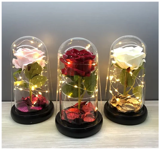 роза в колбе