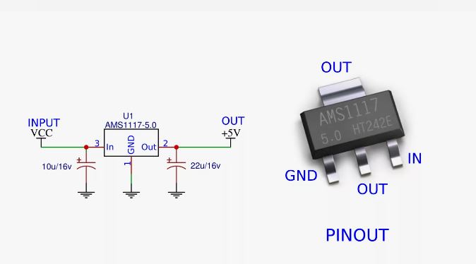 Стабилизатор напряжения ams1117 схема Подключение множества датчиков к Arduino UNO - Страница 2 - Песочница. Раздел дл
